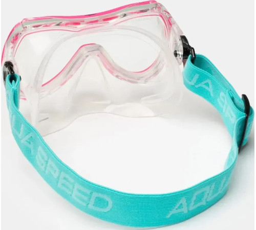 Маска для дайвінгу Aqua Speed ALIZE FS 62933, рожево-бірюзова