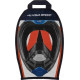 Повнолицьова маска Aqua Speed VEIFA ZX 9856 розмір S/M, чорно-оранжева