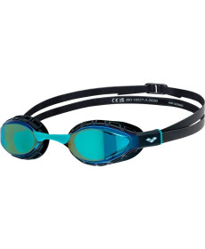 Окуляри для плавання Arena AIR SONIC MIRROR, чорно-бірюзові