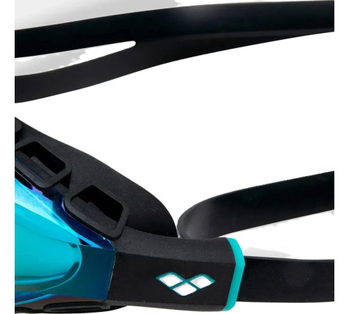 Окуляри для плавання Arena AIR SONIC MIRROR, чорно-бірюзові