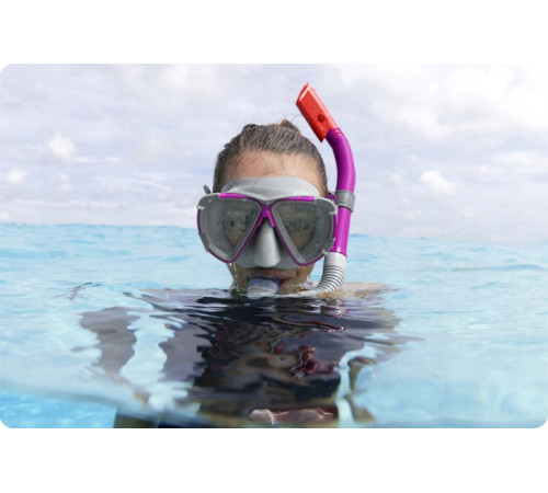 Набір для дайвінгу Bestway 24029-04, сіро-фіолетовий