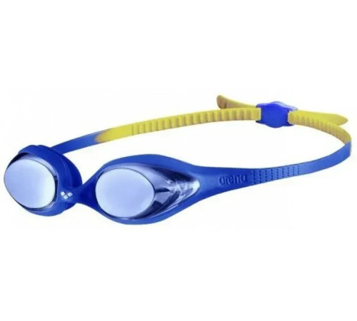 Окуляри для плавання дитячі Arena SPIDER JR MIRROR, синьо-жовті