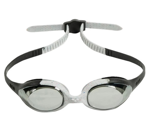 Окуляри для плавання дитячі Arena SPIDER JR MIRROR, чорно-сірі