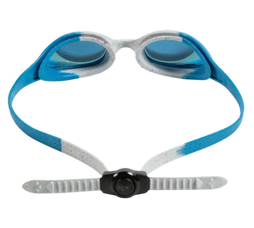 Окуляри для плавання дитячі Arena SPIDER JR MIRROR, біло-голубі