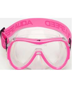 Маска для дайвінгу Aqua Speed RAY FS, рожева