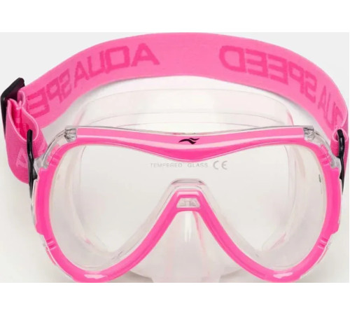 Маска для дайвінгу Aqua Speed RAY FS, рожева