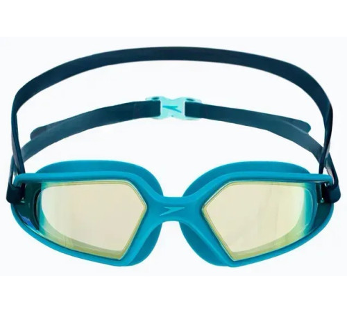 Окуляри для плавання дитячі Speedo HYDROPULSE MIRROR GOG JU, бірюзові
