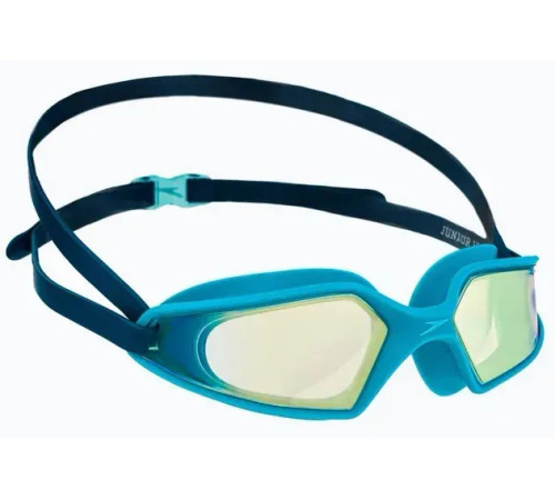 Окуляри для плавання дитячі Speedo HYDROPULSE MIRROR GOG JU, бірюзові