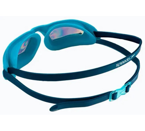Окуляри для плавання дитячі Speedo HYDROPULSE MIRROR GOG JU, бірюзові