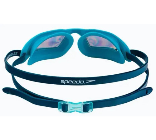 Окуляри для плавання дитячі Speedo HYDROPULSE MIRROR GOG JU, бірюзові