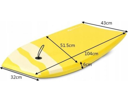 Costway Bodyboard для плавання та серфінгу 104 см OP3843-L