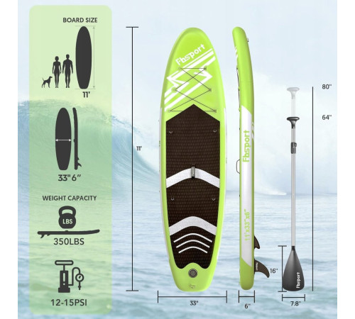 Надувна SUP дошка (Сапборд) FBSPORT 335 Надувна SUP дошка (Сапборд) FBSPORT 335