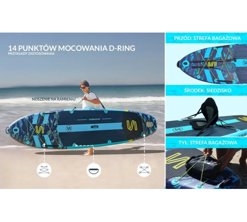 Надувна SUP дошка (Сапборд) Skatinger Asiaticus 350 Надувна SUP дошка (Сапборд) Skatinger Asiaticus 350