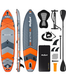Надувна SUP дошка (Сапборд) Rebel ACTIVE RBA-4507 335 помаранчево-сіра