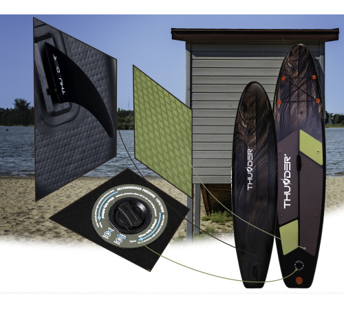 Надувна SUP дошка (Сапборд) THUNDER WOOD 320