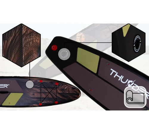 Надувна SUP дошка (Сапборд) THUNDER WOOD 320