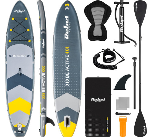 Надувна SUP дошка (Сапборд) Rebel ACTIVE RBA4501 350 Надувна SUP дошка (Сапборд) Rebel ACTIVE RBA4501 350