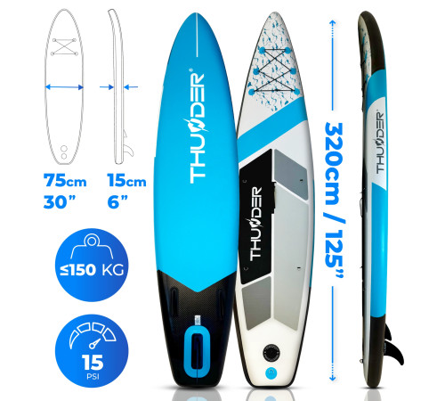 Надувна SUP дошка (Сапборд) THUNDER MARIS 320 Надувна SUP дошка (Сапборд) THUNDER MARIS 320