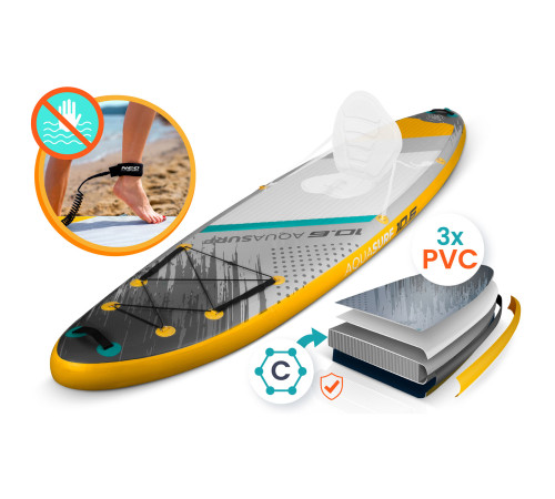 Надувна SUP дошка (Сапборд) Neo-Sport 170205 Aquasurf 320 х 84 х 15 см