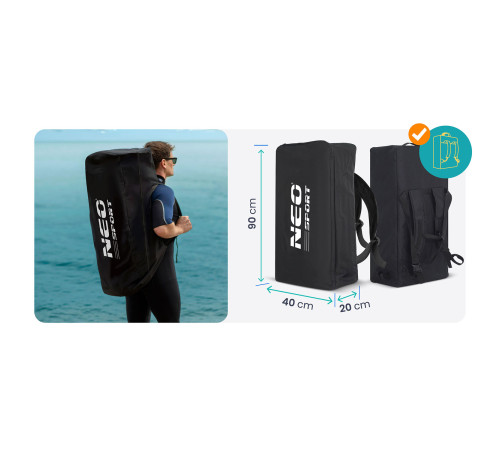 Надувна SUP дошка (Сапборд) Neo-Sport 170205 Aquasurf 320 х 84 х 15 см