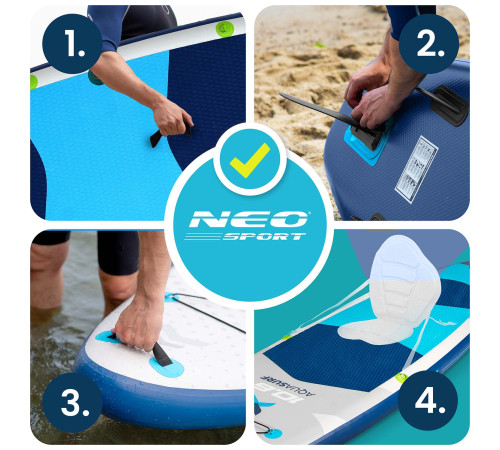 Надувна SUP дошка (Сапборд) Neo-Sport 170206 Aquasurf 320 х 84 х 15 см