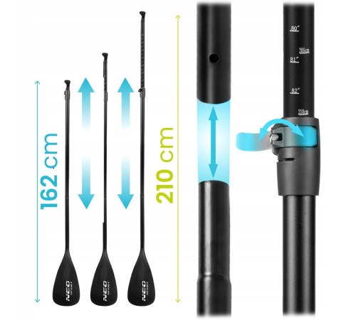 Надувна SUP дошка (Сапборд) Neo-Sport 170206 Aquasurf 320 х 84 х 15 см