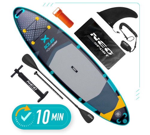 Надувна SUP дошка (Сапборд) Neo-Sport 170207 Aquasurf 320 х 84 х 15 см
