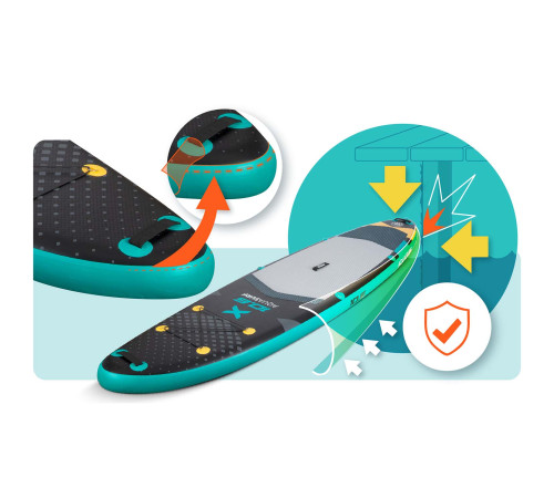 Надувна SUP дошка (Сапборд) Neo-Sport 170207 Aquasurf 320 х 84 х 15 см