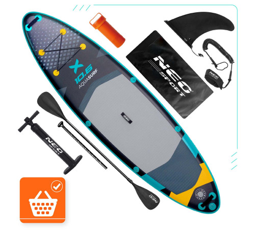 Надувна SUP дошка (Сапборд) Neo-Sport 170207 Aquasurf 320 х 84 х 15 см