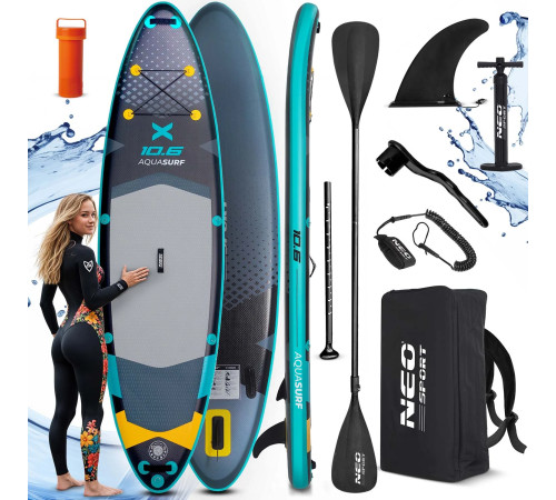 Надувна SUP дошка (Сапборд) Neo-Sport 170207 Aquasurf 320 х 84 х 15 см