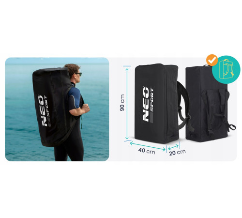 Надувна SUP дошка (Сапборд) Neo-Sport 170207 Aquasurf 320 х 84 х 15 см