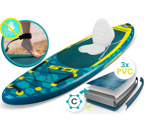 Надувна SUP дошка (Сапборд) Neo-Sport 170213 Aquasurf 320 х 84 х 15 см