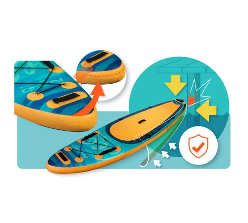 Надувна SUP дошка (Сапборд) Neo-Sport 170214 Aquasurf 320 х 84 х 15 см