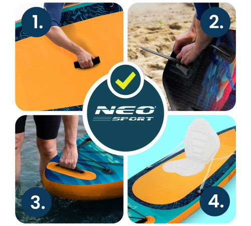 Надувна SUP дошка (Сапборд) Neo-Sport 170214 Aquasurf 320 х 84 х 15 см