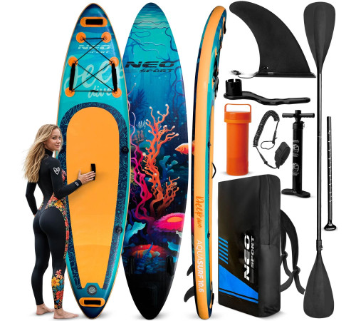 Надувна SUP дошка (Сапборд) Neo-Sport 170214 Aquasurf 320 х 84 х 15 см
