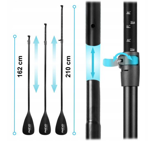 Надувна SUP дошка (Сапборд) Neo-Sport 170214 Aquasurf 320 х 84 х 15 см