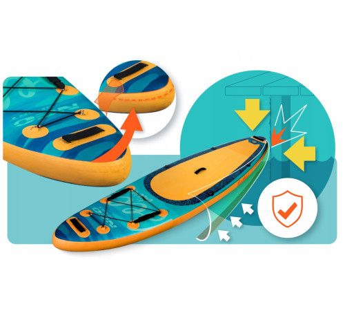 Надувна SUP дошка (Сапборд) Neo-Sport 170214 Aquasurf 320 х 84 х 15 см