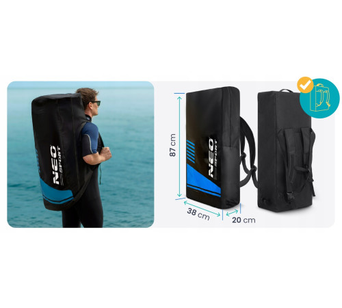Надувна SUP дошка (Сапборд) Neo-Sport 170106 Reefbreak 350 х 81 х 15 см