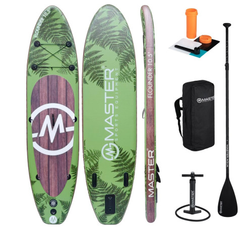 Deska SUP Paddleboard MASTER Aqua Flounder 10'5" Pompka Zestaw Komplet