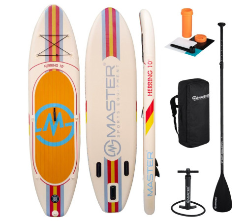 Deska SUP Paddleboard MASTER Aqua Herring 10' Pompka Zestaw Komplet