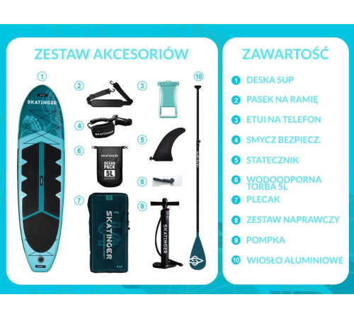 Надувна SUP дошка (Сапборд) Skatinger Octopus 335 Надувна SUP дошка (Сапборд) Skatinger Octopus 335