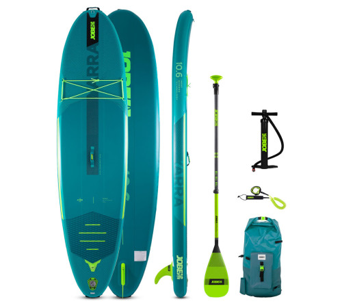 Веслярна дошка з аксесуарами Jobe Aero SUP Yarra 10.6 Teal - model 2022