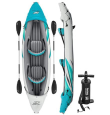 Kajak Dmuchany 2-Osobowy Z Wiosłami Pompką BESTWAY Rapid Elite 2 312x98 cm