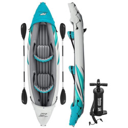 Kajak Dmuchany 2-Osobowy Z Wiosłami Pompką BESTWAY Rapid Elite 2 312x98 cm