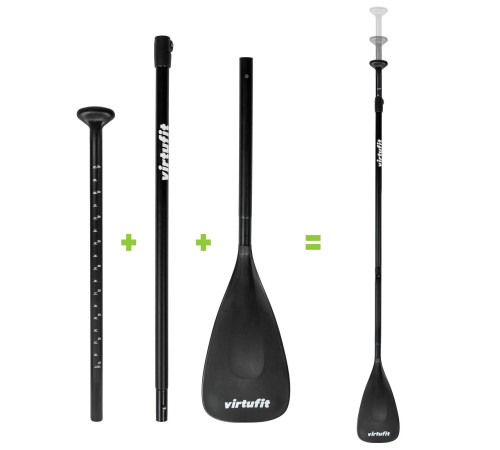 VIRTUFIT DESKA SUP CRUISER 305 Z SIEDZISKIEM I AKCESORIAMI CZARNY