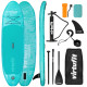 Надувна SUP дошка (Сапборд) VIRTUFIT OCEAN 275, бірюзова