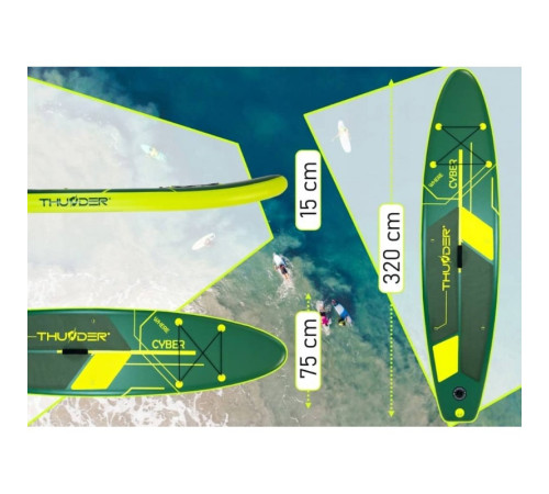 Надувна SUP дошка (Сапборд) THUNDER CYBER 320 Надувна SUP дошка (Сапборд) THUNDER CYBER 320
