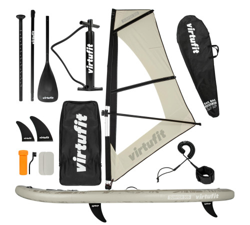 Надувна SUP дошка (Сапборд) VIRTUFIT SURFER 305, бежева