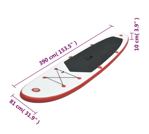Надувна SUP дошка (Сапборд) vidaXL 92203 390 Надувна SUP дошка (Сапборд) vidaXL 92203 390