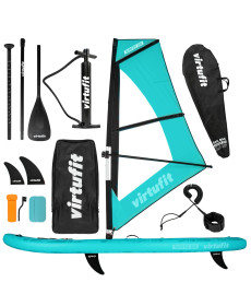 Надувна SUP дошка (Сапборд) VIRTUFIT SURFER 305, бірюзова